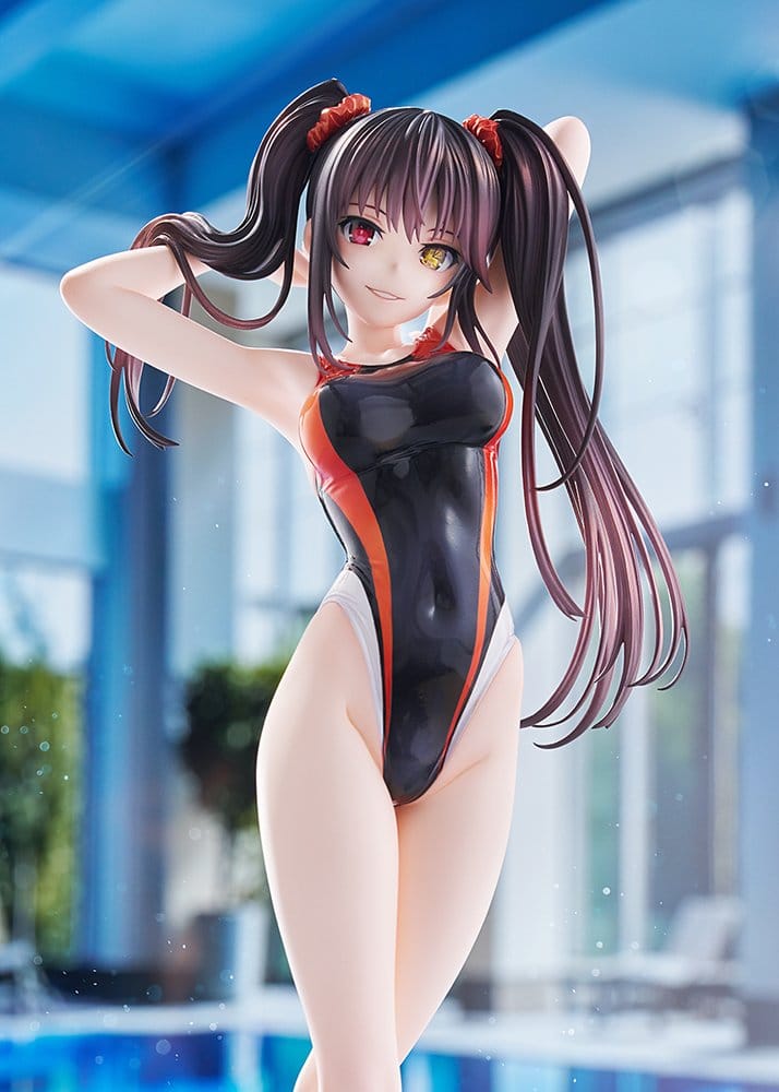 Date A Live Swimsuit Silhouette PVC Figur 1/7 Kurumi Tokisaki Swimwear Ver. 24 cm Image 8