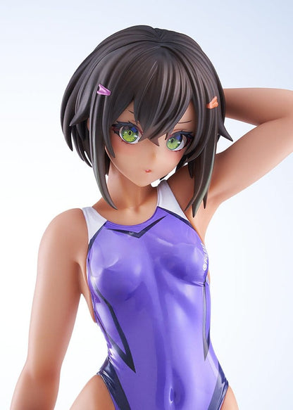 Arms Note PVC Figur 1/7 Buchou-chan of the Swimming Club Purple Swimsuit Ver. 22 cm Image 3