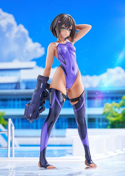 Arms Note PVC Figur 1/7 Buchou-chan of the Swimming Club Purple Swimsuit Ver. 22 cm Image 8