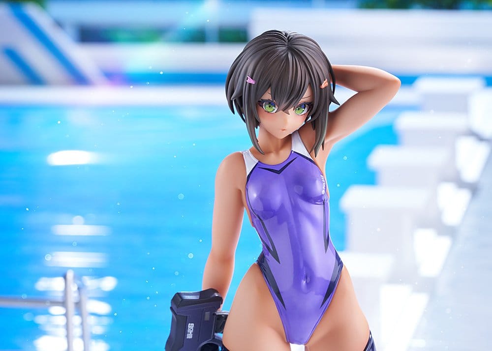 Arms Note PVC Figur 1/7 Buchou-chan of the Swimming Club Purple Swimsuit Ver. 22 cm Image 9