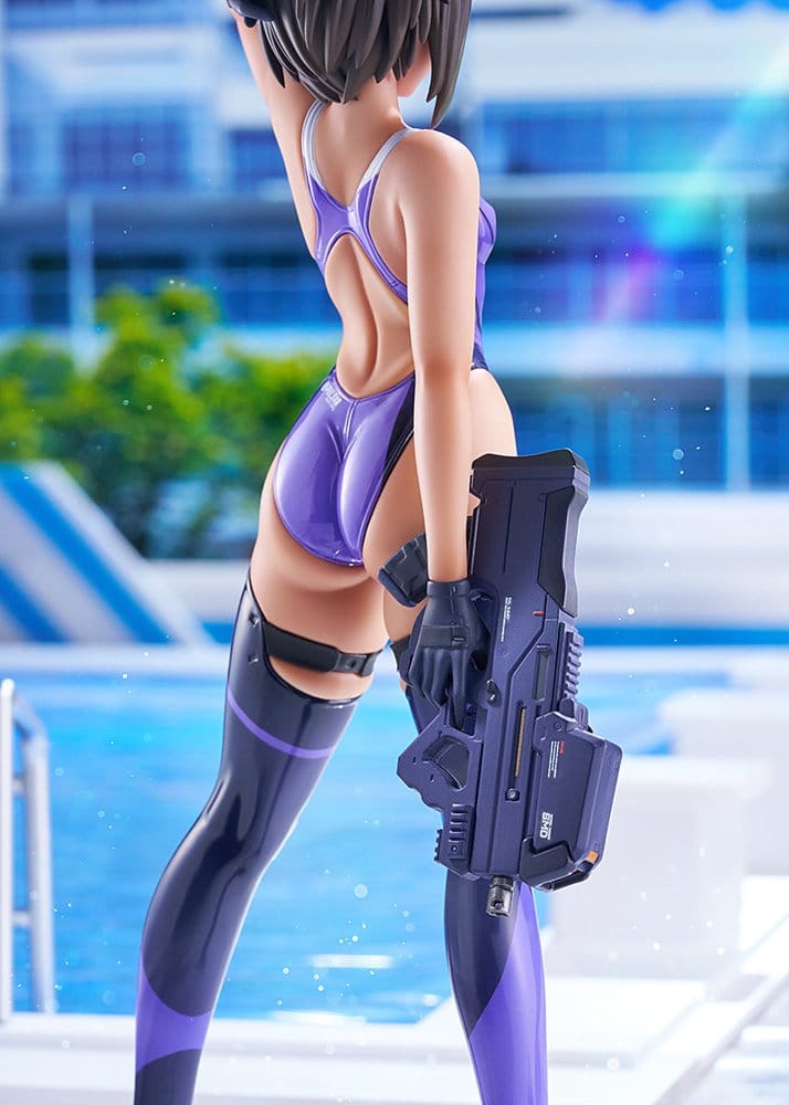 Arms Note PVC Figur 1/7 Buchou-chan of the Swimming Club Purple Swimsuit Ver. 22 cm Image 12