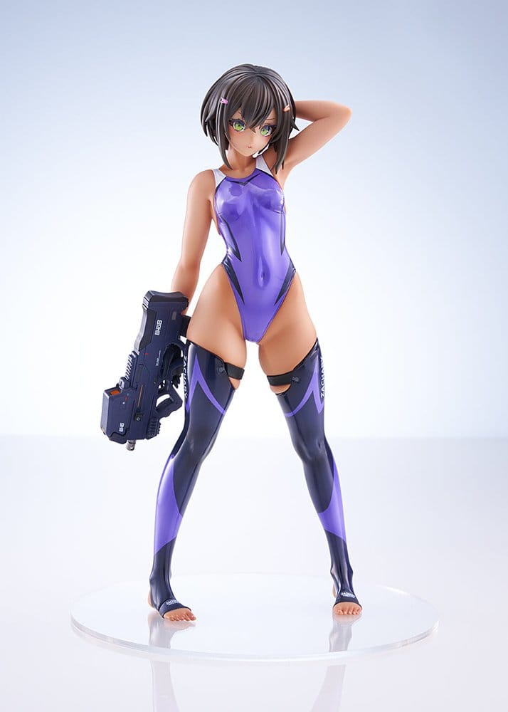 Arms Note PVC Figur 1/7 Buchou-chan of the Swimming Club Purple Swimsuit Ver. 22 cm Image 13