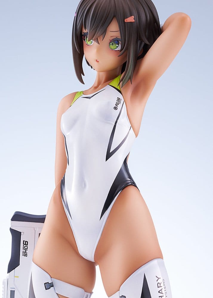Arms Note PVC Figur 1/7 Buchou-chan of the Swimming Club White Swimsuit Ver. 22 cm Image 7