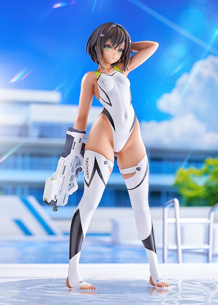Arms Note PVC Figur 1/7 Buchou-chan of the Swimming Club White Swimsuit Ver. 22 cm Image 8