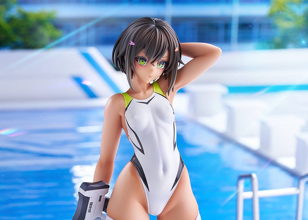 Arms Note PVC Figur 1/7 Buchou-chan of the Swimming Club White Swimsuit Ver. 22 cm Image 9