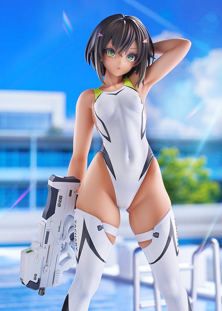 Arms Note PVC Figur 1/7 Buchou-chan of the Swimming Club White Swimsuit Ver. 22 cm Image 10