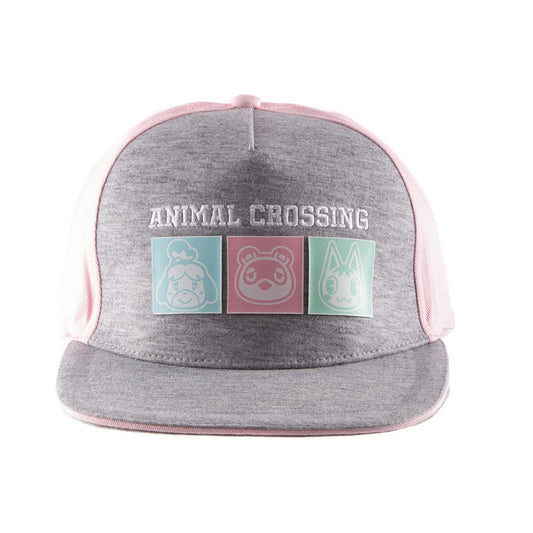 Animal Crossing Snapback Cap Pastel Squares Image 1
