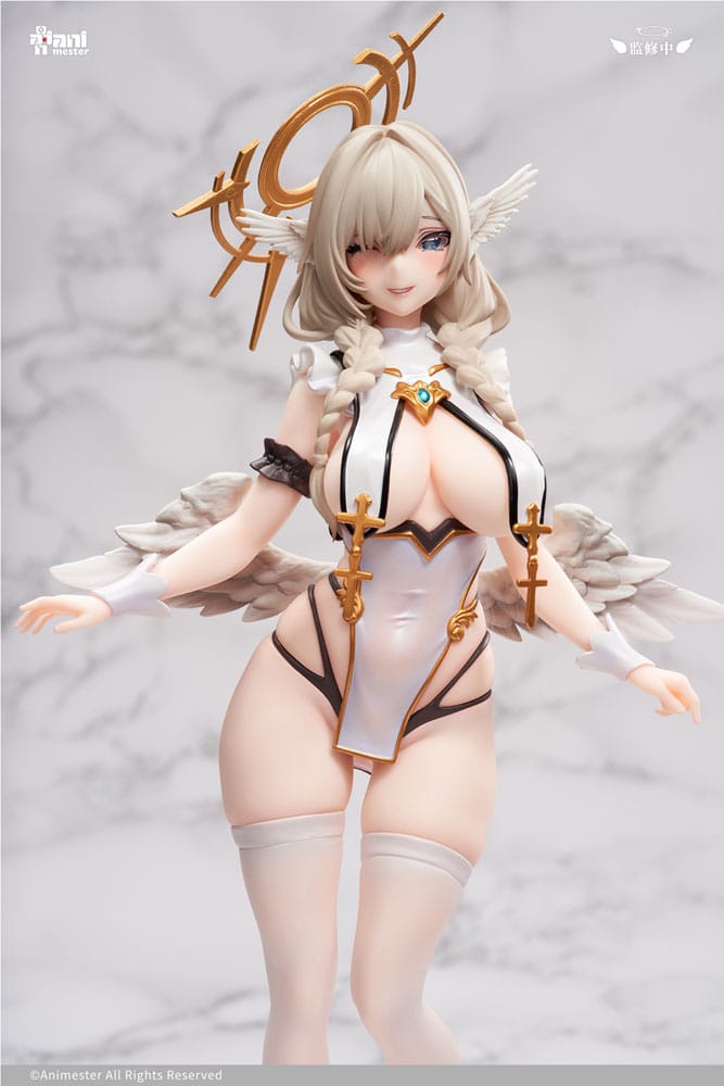 Original Character Statue 1/6 Sheng Wan Jiao Zhu Cheshire 29 cm Image 5