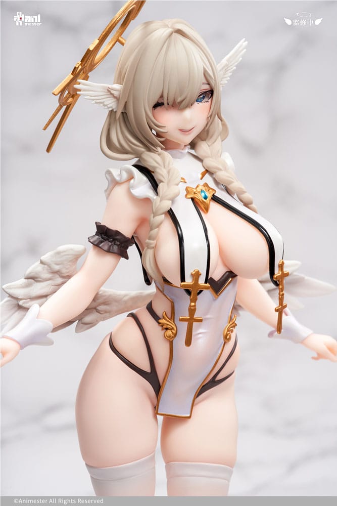 Original Character Statue 1/6 Sheng Wan Jiao Zhu Cheshire 29 cm Image 6