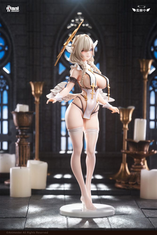 Original Character Statue 1/6 Sheng Wan Jiao Zhu Cheshire 29 cm Image 7
