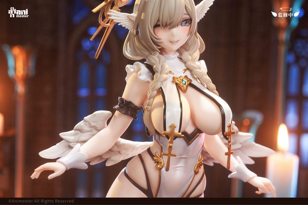 Original Character Statue 1/6 Sheng Wan Jiao Zhu Cheshire 29 cm Image 9