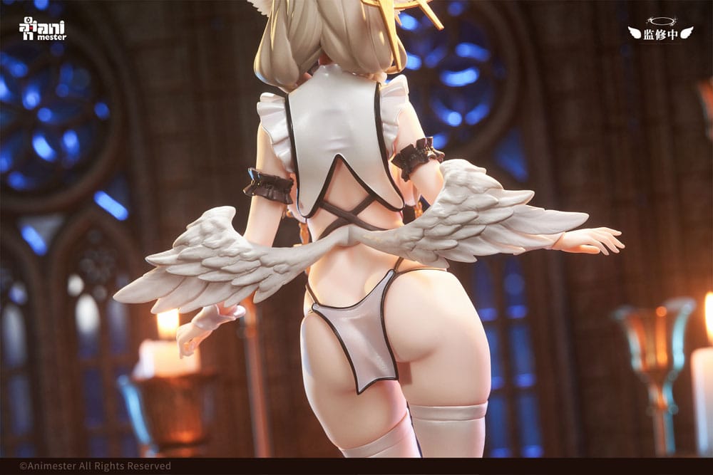 Original Character Statue 1/6 Sheng Wan Jiao Zhu Cheshire 29 cm Image 10