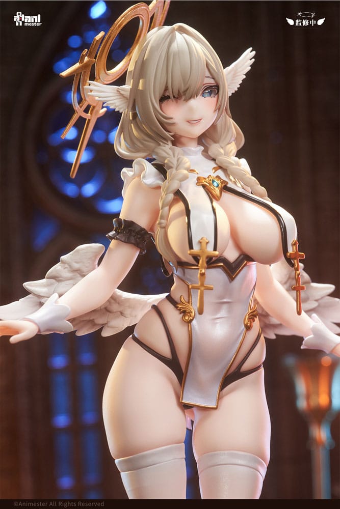 Original Character Statue 1/6 Sheng Wan Jiao Zhu Cheshire 29 cm Image 11