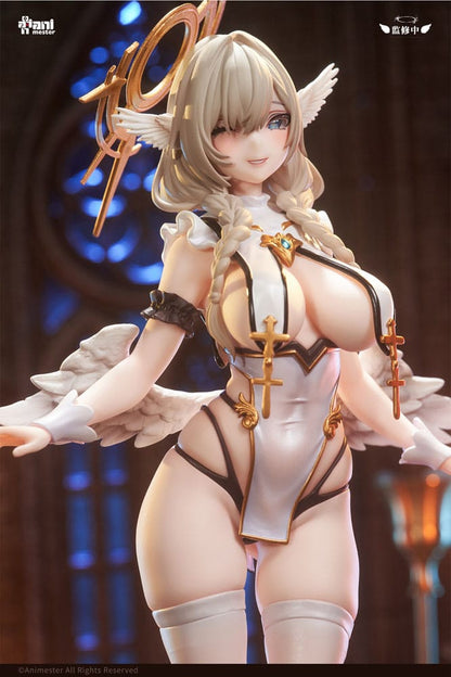 Original Character Statue 1/6 Sheng Wan Jiao Zhu Cheshire 29 cm Image 11