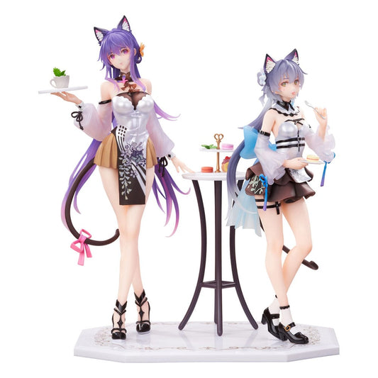 VSinger Luo Tianyi & Mo Qingxian Statuen 1/7 2er-Pack Luo Tianyi & Mo Qingxian Tea Time Melody Ver. Image 1