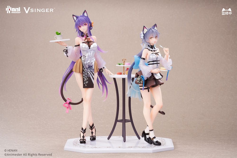 VSinger Luo Tianyi & Mo Qingxian Statuen 1/7 2er-Pack Luo Tianyi & Mo Qingxian Tea Time Melody Ver. Image 3