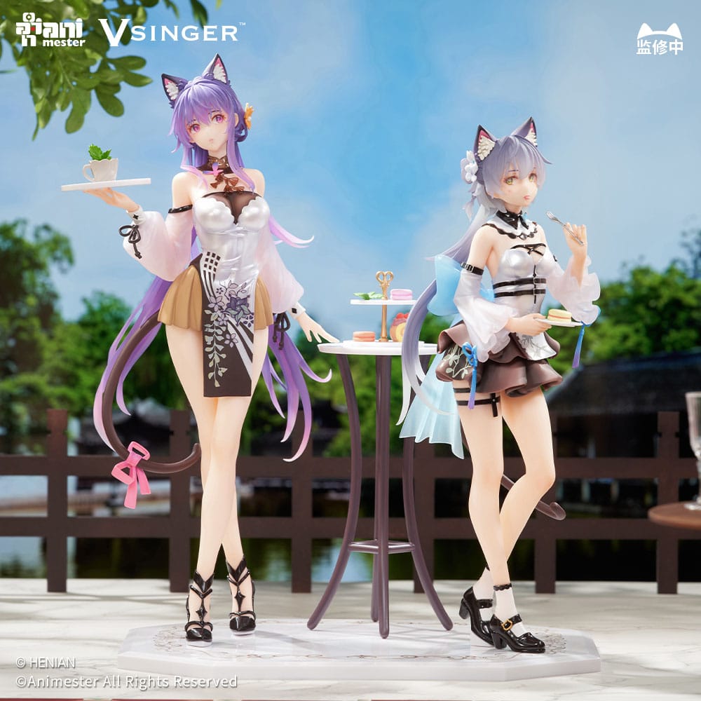 VSinger Luo Tianyi & Mo Qingxian Statuen 1/7 2er-Pack Luo Tianyi & Mo Qingxian Tea Time Melody Ver. Image 8