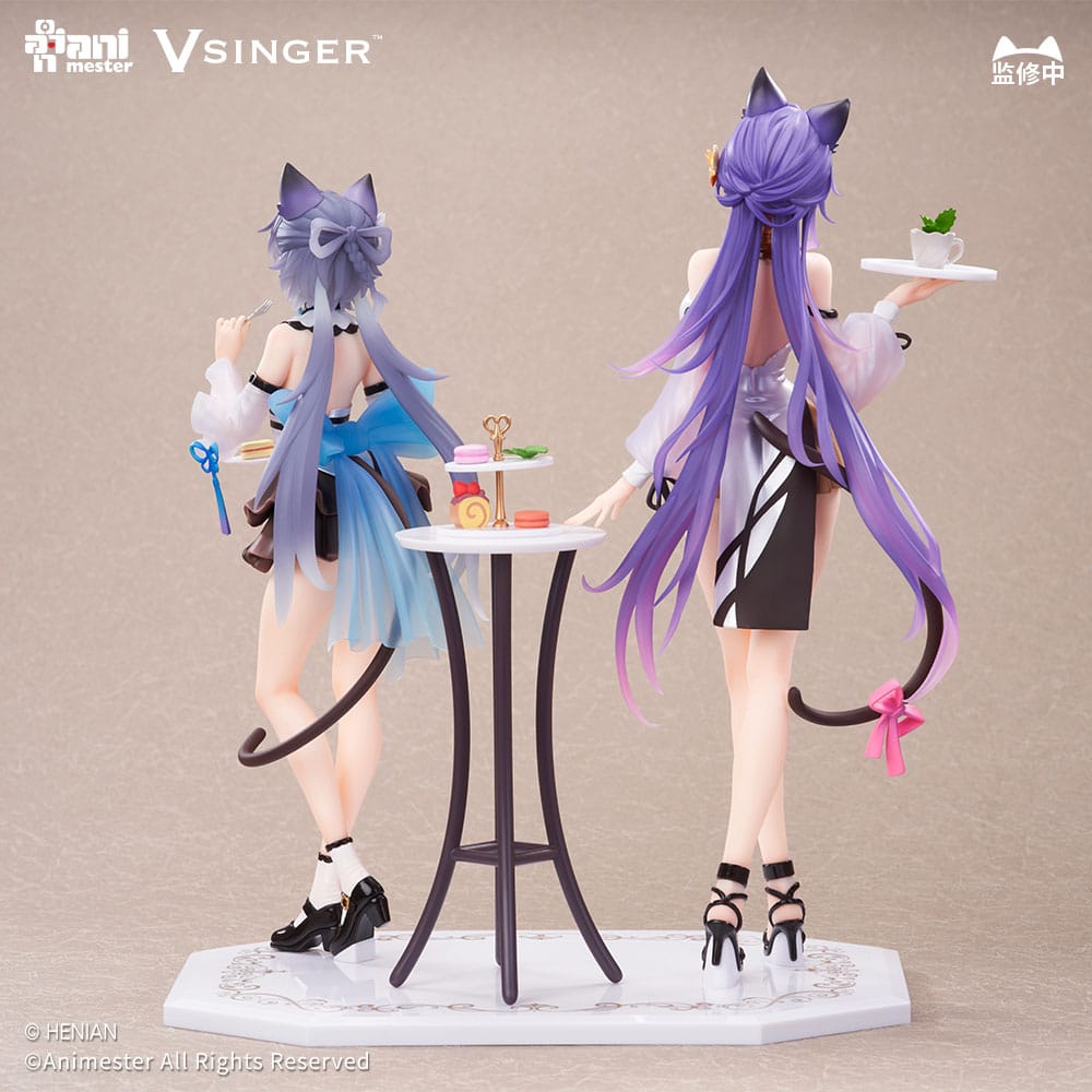 VSinger Luo Tianyi & Mo Qingxian Statuen 1/7 2er-Pack Luo Tianyi & Mo Qingxian Tea Time Melody Ver. Image 14