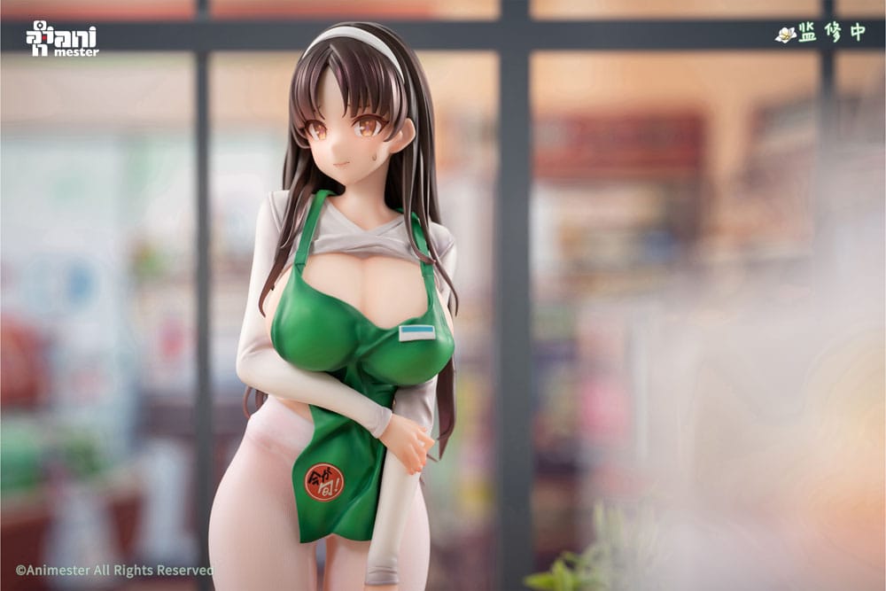 Original Character Statue 1/6 First Business! Mari Hanamiya the Gentle Shop Assistant illustration by POPQN 28 cm Image 4