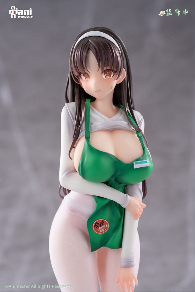 Original Character Statue 1/6 First Business! Mari Hanamiya the Gentle Shop Assistant illustration by POPQN 28 cm Image 5