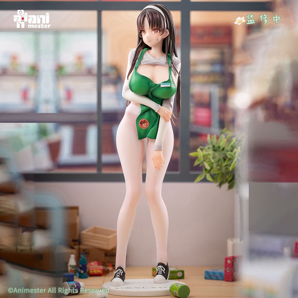 Original Character Statue 1/6 First Business! Mari Hanamiya the Gentle Shop Assistant illustration by POPQN 28 cm Image 7
