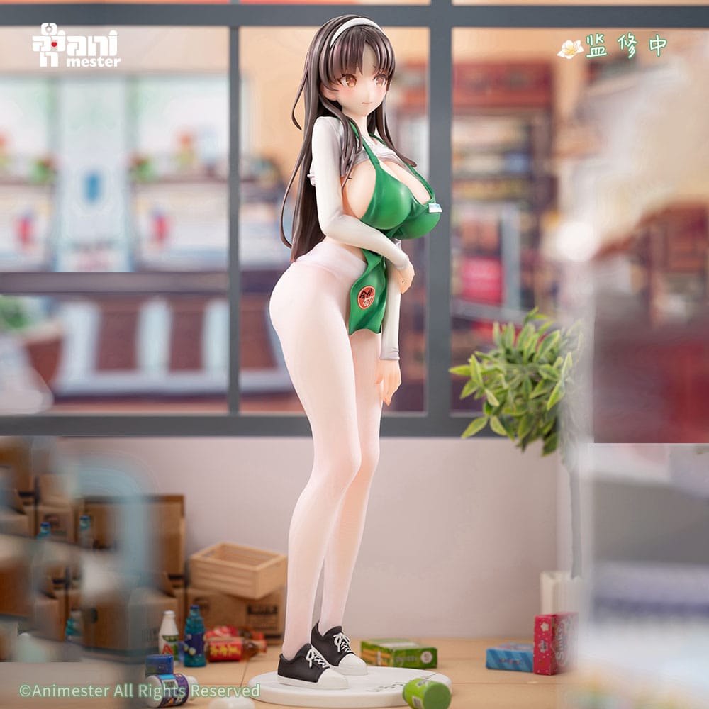 Original Character Statue 1/6 First Business! Mari Hanamiya the Gentle Shop Assistant illustration by POPQN 28 cm Image 8