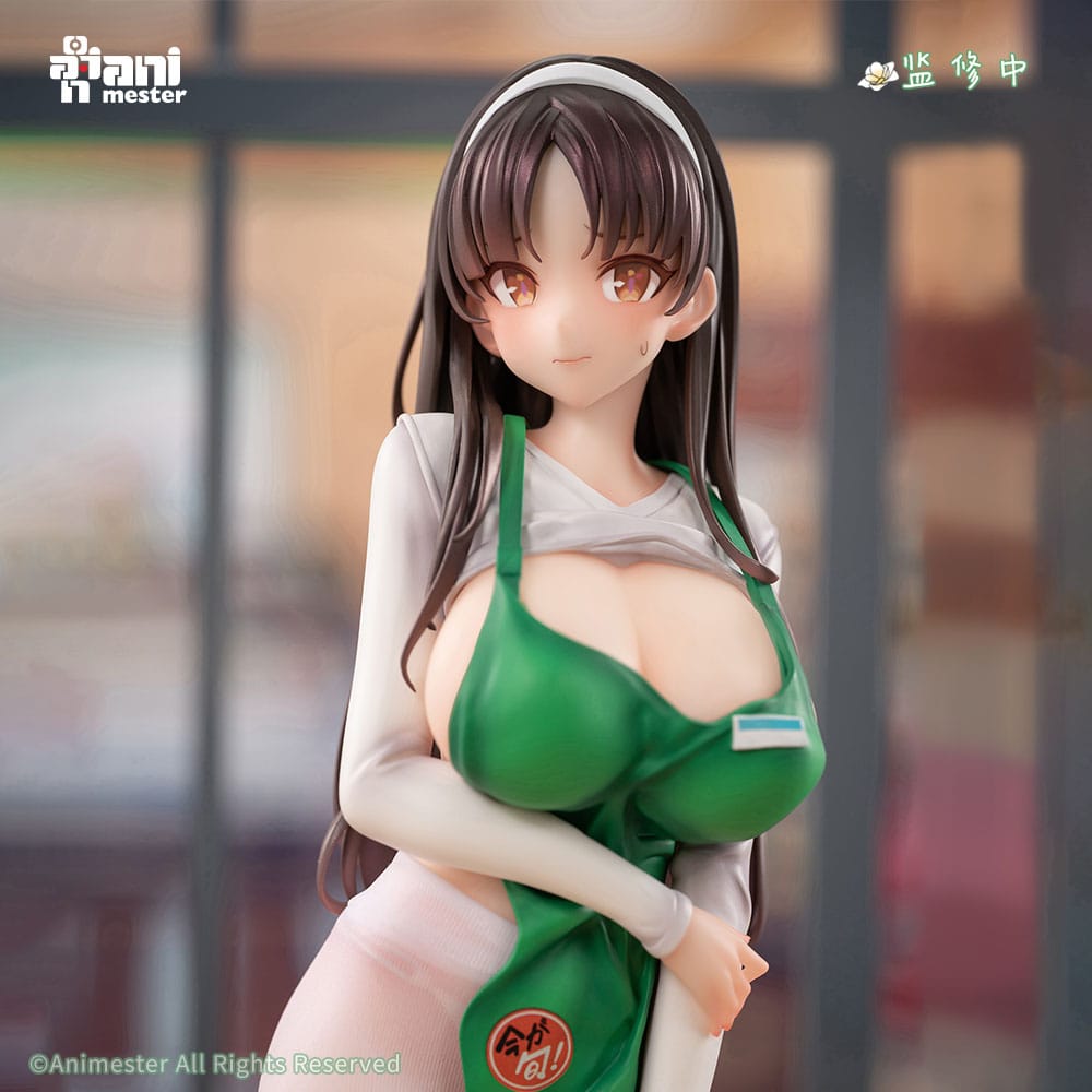Original Character Statue 1/6 First Business! Mari Hanamiya the Gentle Shop Assistant illustration by POPQN 28 cm Image 11