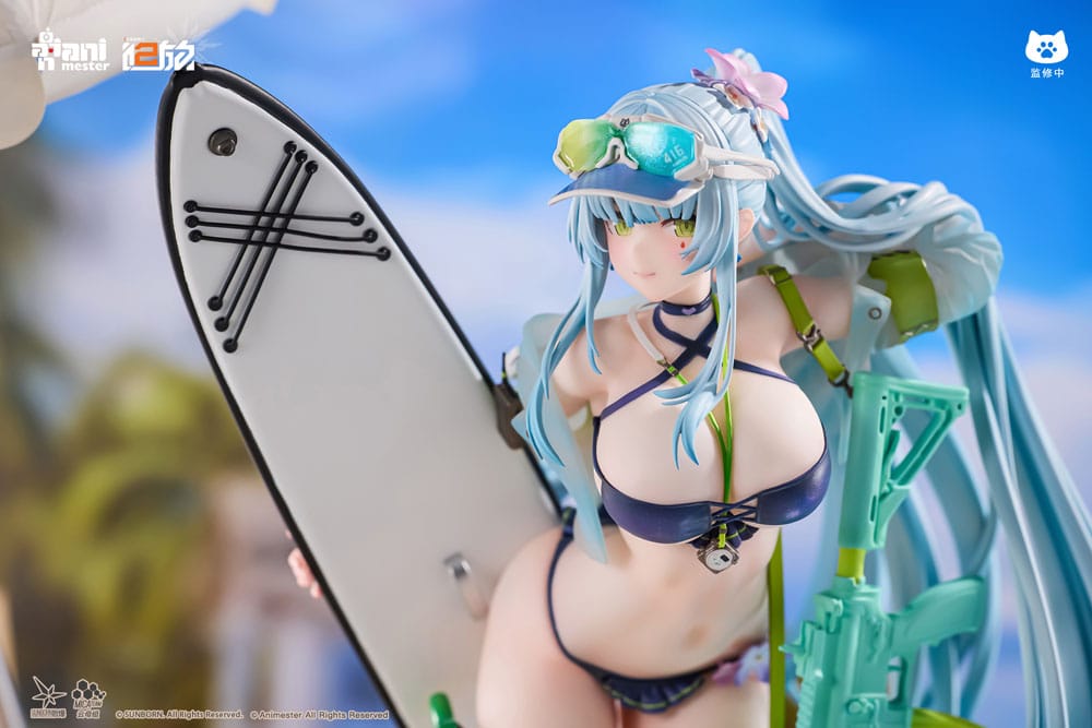 Girls' Frontline 2: Exilium Statue 1/7 HK416 Cerulean Breaker 24 cm Image 7