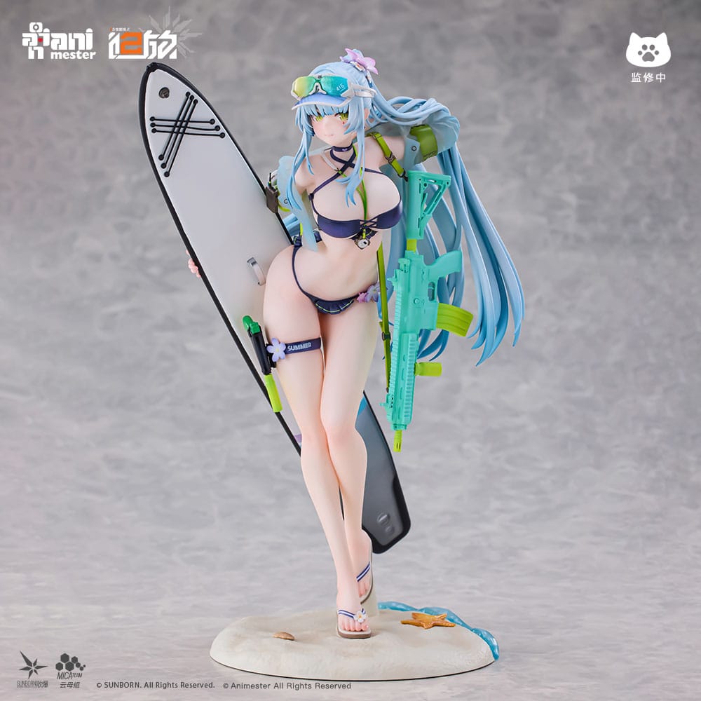 Girls' Frontline 2: Exilium Statue 1/7 HK416 Cerulean Breaker 24 cm Image 12
