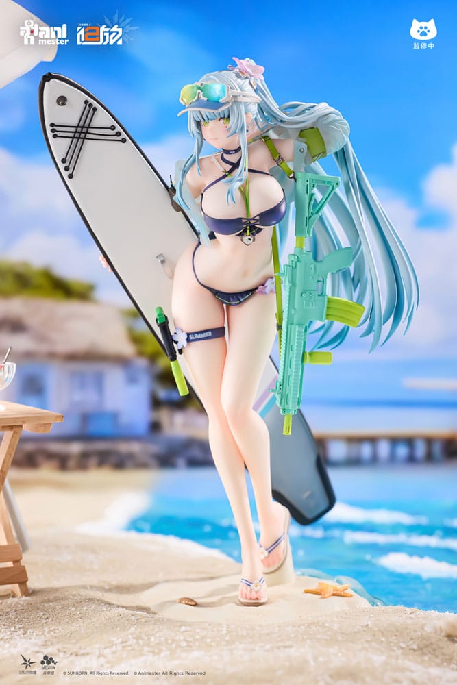Girls' Frontline 2: Exilium Statue 1/7 HK416 Cerulean Breaker 24 cm Image 13