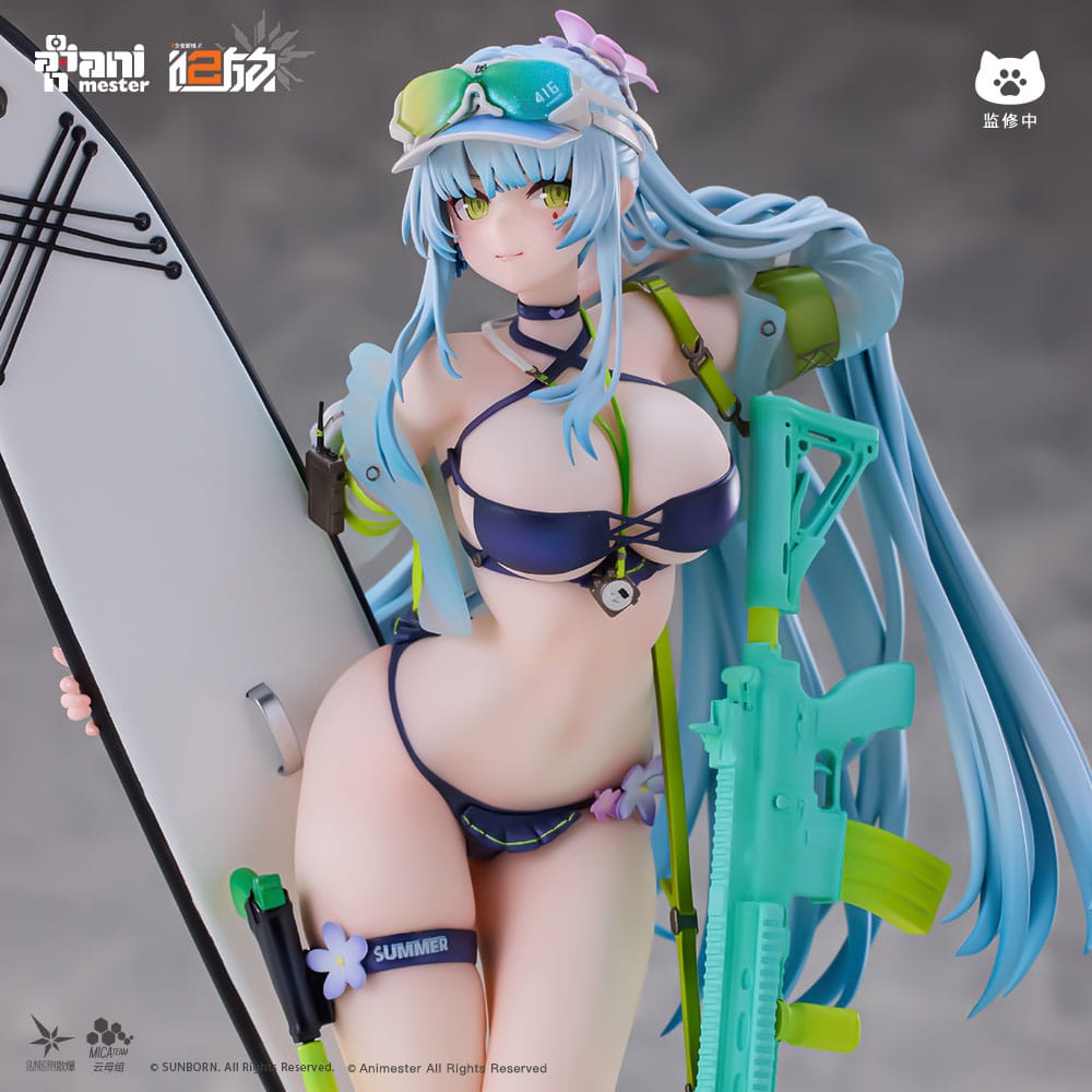Girls' Frontline 2: Exilium Statue 1/7 HK416 Cerulean Breaker 24 cm Image 21