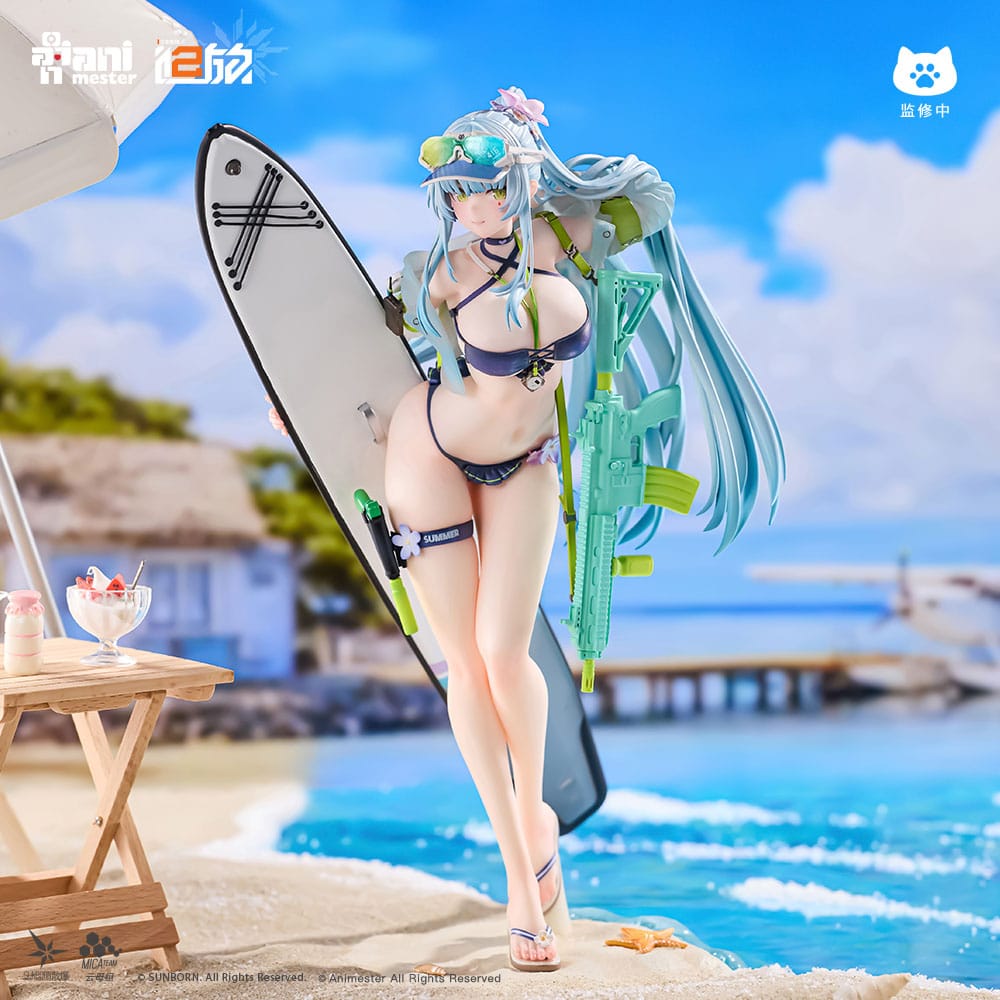 Girls' Frontline 2: Exilium Statue 1/7 HK416 Cerulean Breaker 24 cm Image 22