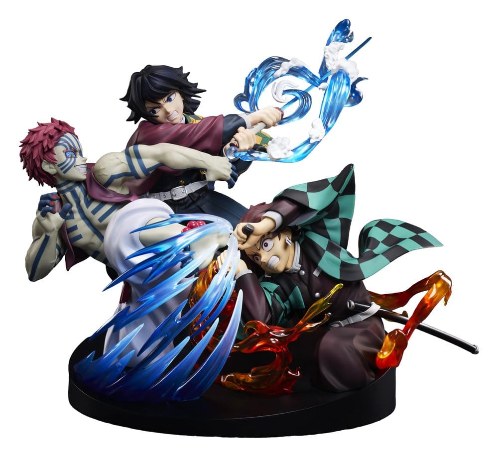 Demon Slayer: Kimetsu no Yaiba PVC Figur Tanjiro Kamado & Giyu Tomioka & Akaza 13 cm Image 1