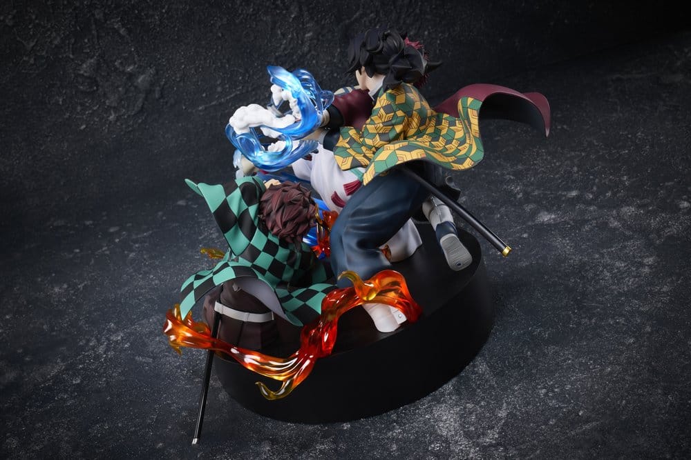 Demon Slayer: Kimetsu no Yaiba PVC Figur Tanjiro Kamado & Giyu Tomioka & Akaza 13 cm Image 4