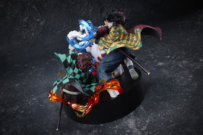 Demon Slayer: Kimetsu no Yaiba PVC Figur Tanjiro Kamado & Giyu Tomioka & Akaza 13 cm Image 4