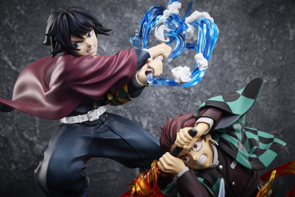 Demon Slayer: Kimetsu no Yaiba PVC Figur Tanjiro Kamado & Giyu Tomioka & Akaza 13 cm Image 8