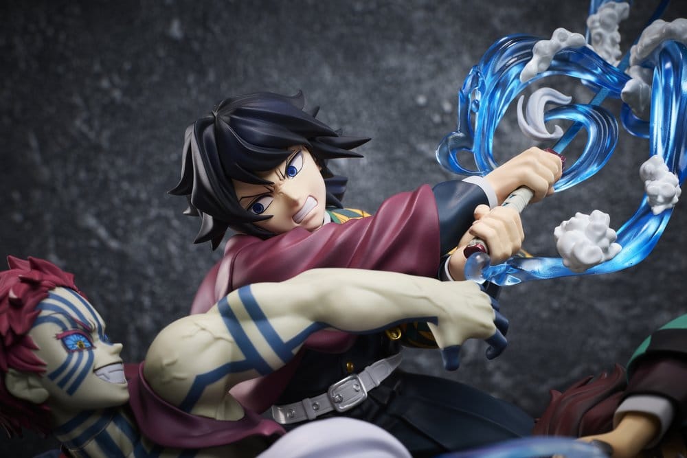 Demon Slayer: Kimetsu no Yaiba PVC Figur Tanjiro Kamado & Giyu Tomioka & Akaza 13 cm Image 11