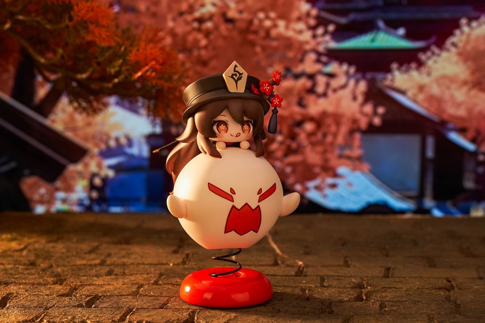 Genshin Impact PVC Statue Hu Tao Chibi Chara Yurayura Stand Ver. (re-run) 10 cm Image 3