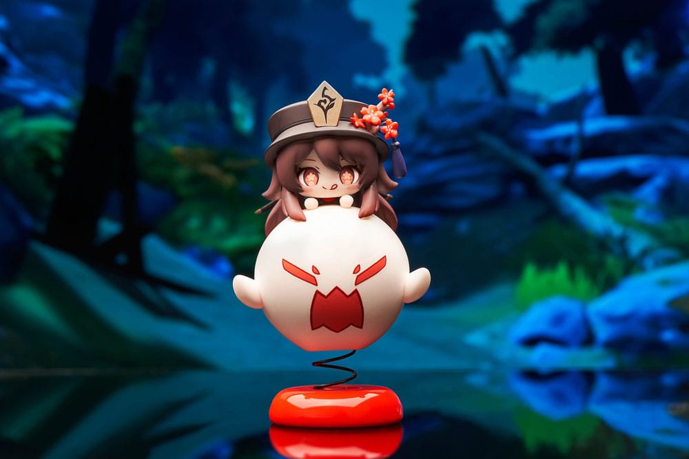Genshin Impact PVC Statue Hu Tao Chibi Chara Yurayura Stand Ver. (re-run) 10 cm Image 6