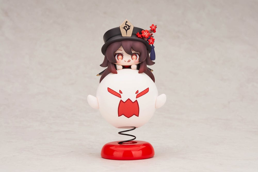 Genshin Impact PVC Statue Hu Tao Chibi Chara Yurayura Stand Ver. (re-run) 10 cm Image 1