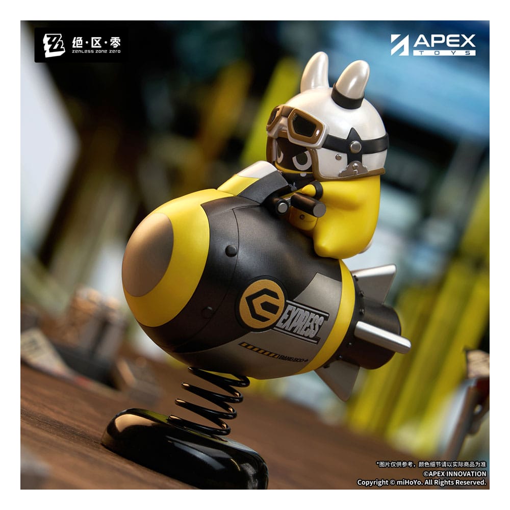 Zenless Zone Zero PVC Statue Happy Shake Rocketboo 10 cm Image 4