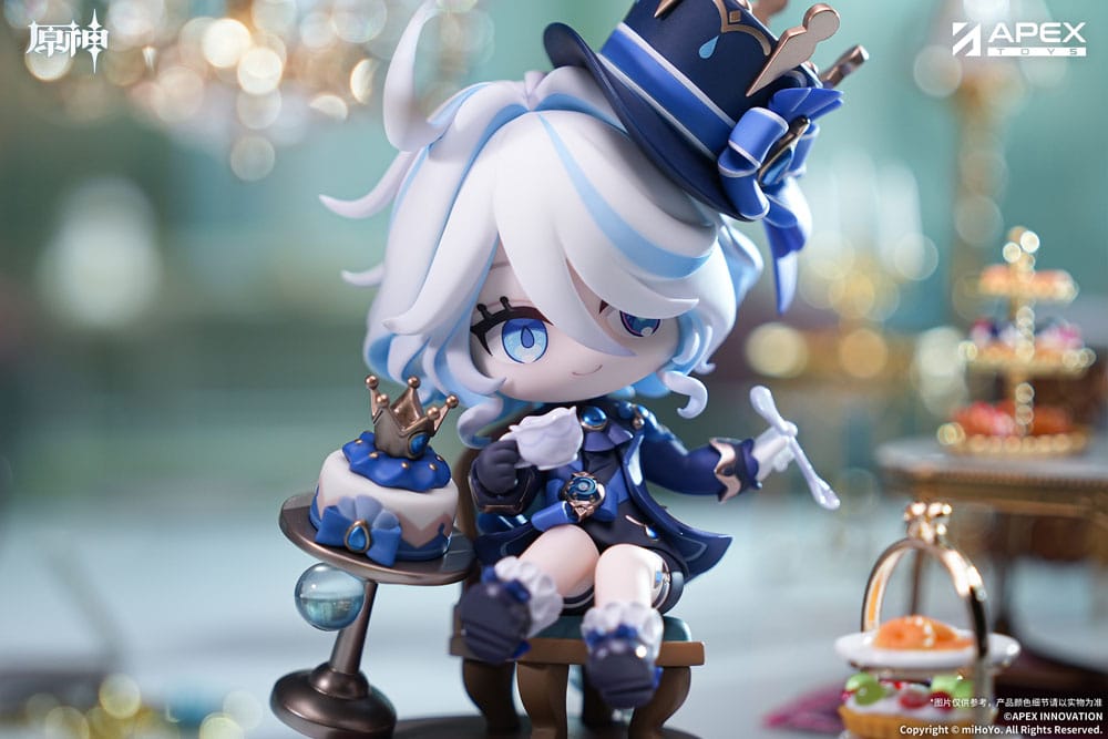 Genshin Impact PVC Statue Furina Amai Gogo no Sanbika Chibi Chara Ver. 13 cm Image 2