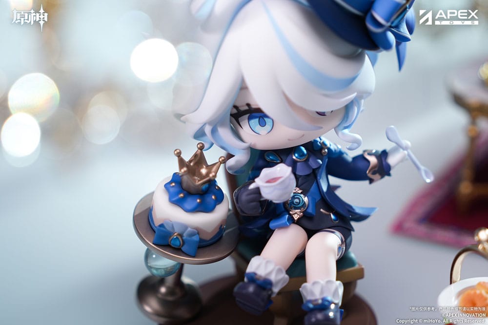 Genshin Impact PVC Statue Furina Amai Gogo no Sanbika Chibi Chara Ver. 13 cm Image 4