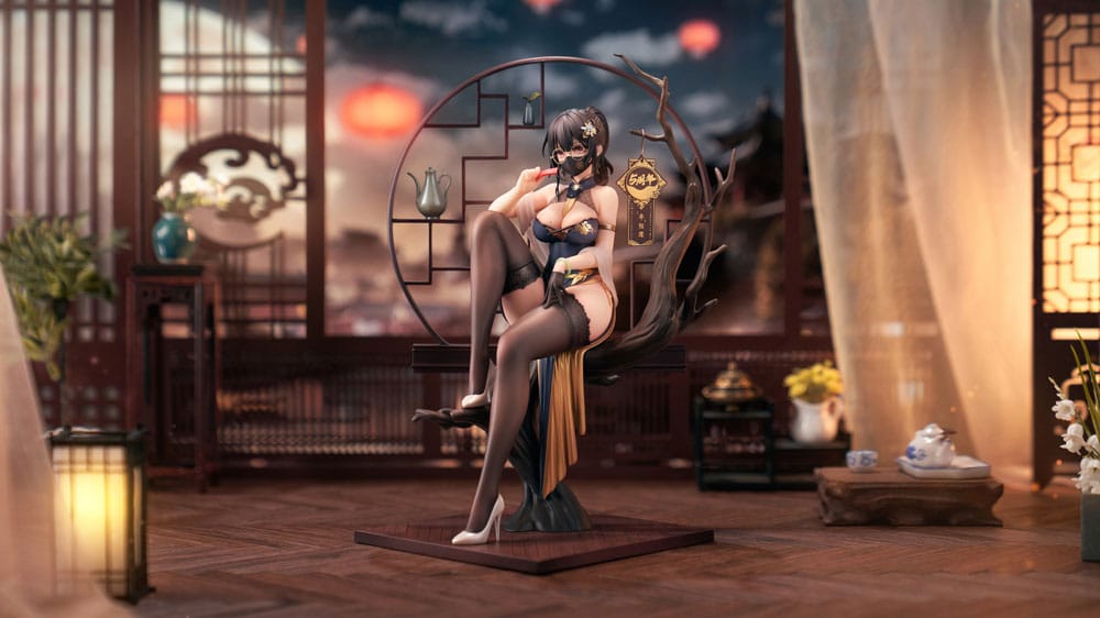 Original Character PVC Statue 1/7 Xiami China Dress Genboku Ver. 26 cm Image 6