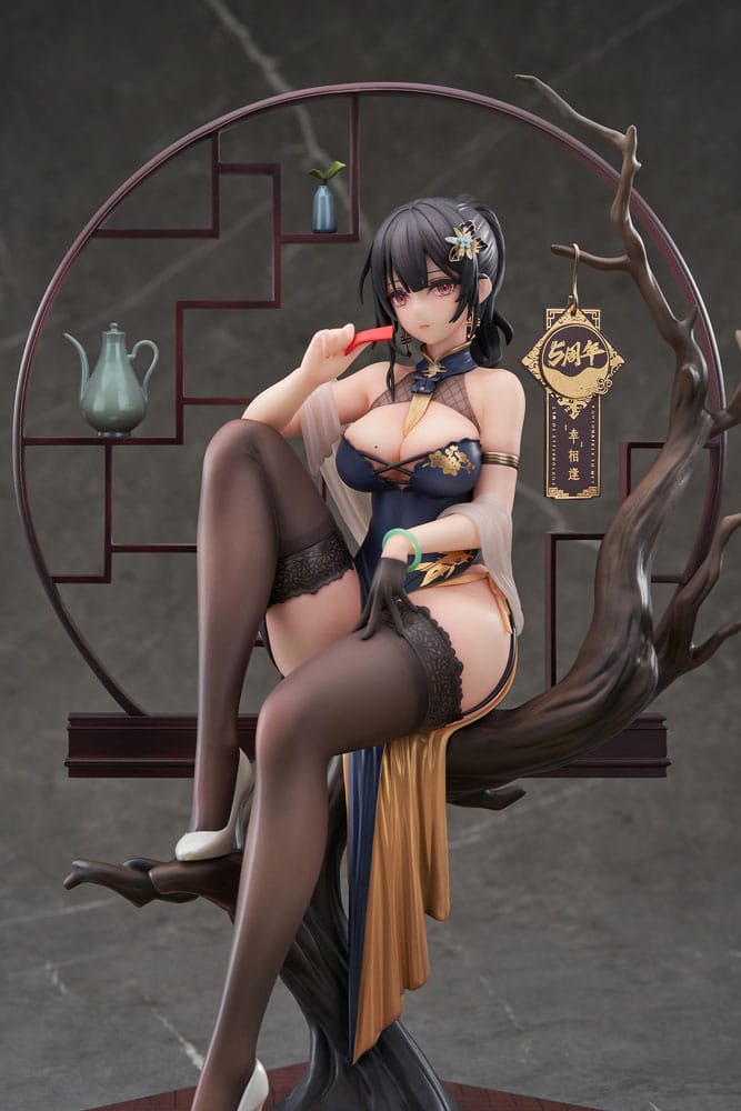 Original Character PVC Statue 1/7 Xiami China Dress Genboku Ver. 26 cm Image 11