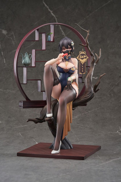Original Character PVC Statue 1/7 Xiami China Dress Genboku Ver. 26 cm Image 13