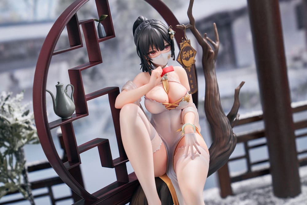 Original Character PVC Statue 1/7 Xiami China Dress Step On Snow Ver. 26 cm Image 10