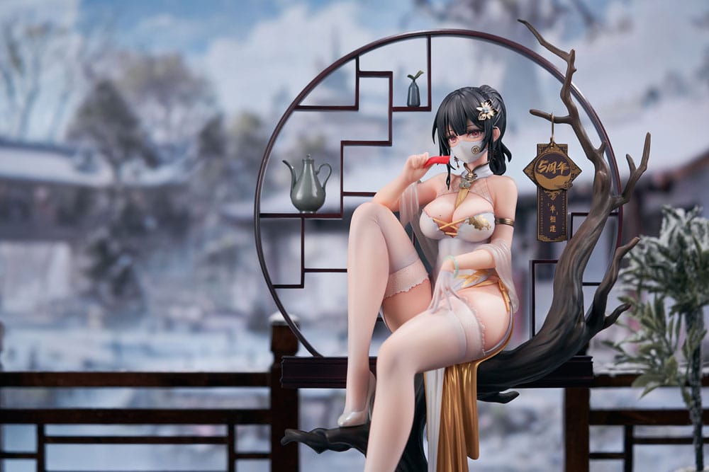 Original Character PVC Statue 1/7 Xiami China Dress Step On Snow Ver. 26 cm Image 13