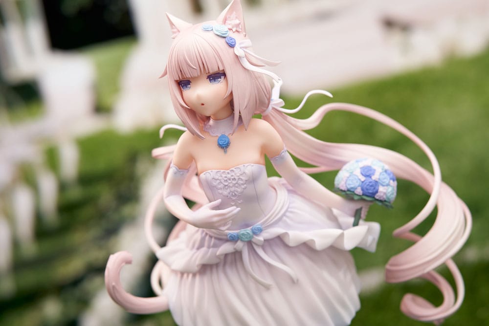 Nekopara PVC Statue 1/7 Nekopara Vanilla Dream of Eden Ver. 23 cm Image 4