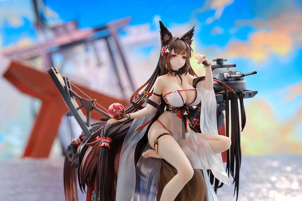 Azur Lane PVC Statue 1/7 Amagi Wending Waters Serene Lotus Ver. 25 cm Image 3